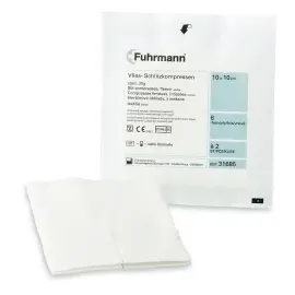 Fuhrmann Vliesschlitzkompressen 7,5 x 7,5 cm