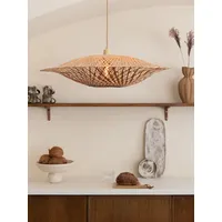 Good&Mojo Wandleuchte MADURO, LED wechselbar beige|braun