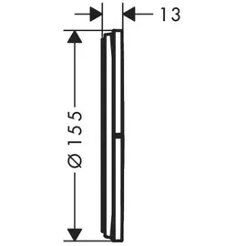 Hansgrohe ShowerSelect Comfort S Ventil Unterputz, 3 Verbraucher, Brushed Black Chrome
