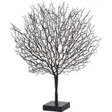 Lunartec Lichterbaum 50 cm schwarz 25 LEDs