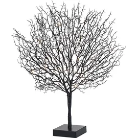 Lunartec Lichterbaum 50 cm schwarz 25 LEDs