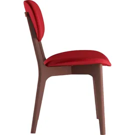 Home Affaire Stuhl COZY Polyester rot
