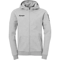 Kempa Status Kapuzenjacke grau melange S