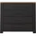 Forte Kommode Bohol 101,4 x 87 x 42 cm Schwarz