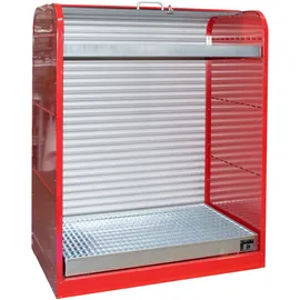 Bauer Südlohn Gefahrstoff-Rollladenschrank RSG-3, lackiert, Feuerrot