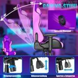 Kesser Gaming Stuhl Ergonomisch Rosa/Violett