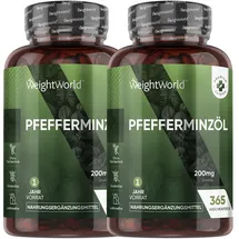 WeightWorld Pfefferminze Weichkapseln 365 St.