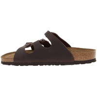 Birkenstock Florida Modische Sandale, weiches Fußbett, Birko-Flor, Nubukleder, - Habana Wachsleder - Größe: 40 EU - 41 EU