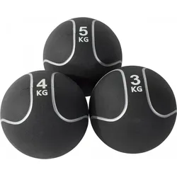 Medizinball Schwarz/Silber 1-10 KG SCHWARZ|silber 12kg