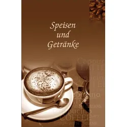 Adina Speisekarte Menümappe A5 Capuccino