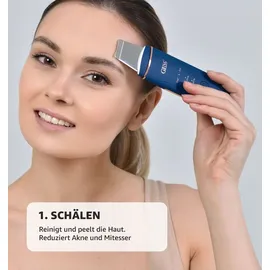Gess Gesichtspeelings Gesichtsreinigungsgerät mit 4 Modi, Ultraschallpeelinggerät für Gesicht Model SKY, GESS