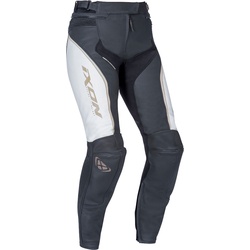 Ixon Trinity Damen Motorradhose, schwarz-weiss, Größe M
