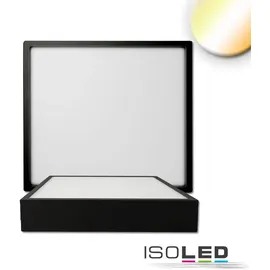 ISOLED LED Deckenleuchte PRO 24W eckig schwarz