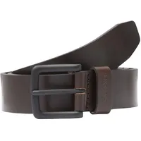 JACK & JONES Legerer Echtleder Gürtel Klassischer Leather Belt