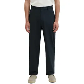 Marc O'Polo "DFB Travel Collection", Herren, Gr. 36, Länge 32, schwarz (deep night blau), Obermaterial: 53% Polyester, 44% Wolle (Schafwolle), 3% Elasthan, loose fit normal, Hosen Chinohose