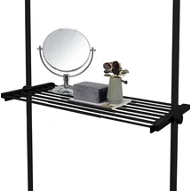 Wenko Herkules Regalboden 73-120 x 4 x 42,5 cm Schwarz