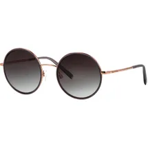 Marc O'Polo Sonnenbrille MARC O'POLO "Modell 508001", Damen, rosé, navy, leicht glänzend, metallic, Sonnenbrillen Sonnenbrille, Form Rund, Logoschriftzug auf Bügel, Kombifassung