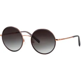 Marc O'Polo Sonnenbrille MARC O'POLO "Modell 508001", Damen, rosé, navy, leicht glänzend, metallic, Sonnenbrillen Sonnenbrille, Form Rund, Logoschriftzug auf Bügel, Kombifassung