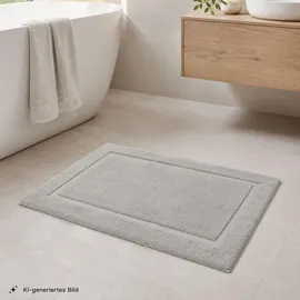 SCHIESSER Badvorleger, Grau, Textil, 50x70 cm, Badtextilien, Badematten