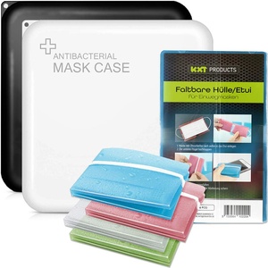 KXT Maskenbox SPARSET- zur hygienischen Aufbewahrung (BOX1 Doppelpack + 4 Etuis)