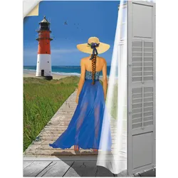 Artland Wandbild »Urlaub am Meer«, Frau, (1 St.), als Poster, Wandaufkleber in verschied. Größen Artland Farbe Bild(er): bunt