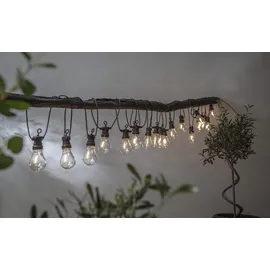 Star Trading LED-Lichterkette spritzwassergeschützt 9 m Warmweiß