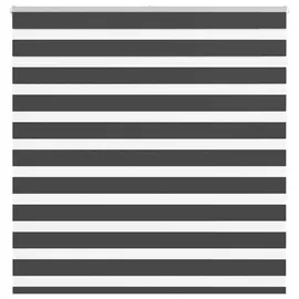 vidaXL Doppelrollo Zebrarollo 145 x 150 cm schwarz