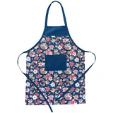 HOUSE ART LIFE Kinderschürze mit Tasche für Junge Mädche 5-10 Jahre zum Malen Kochen Backen Schürze für Kinder Baumwolle Bunt | Viele Farben
