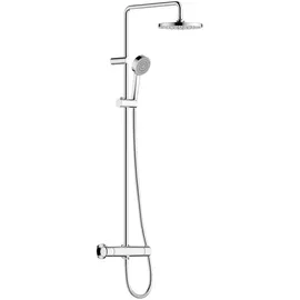 Hansa Basic Duschsystem mit Thermostat Chrom 55350110