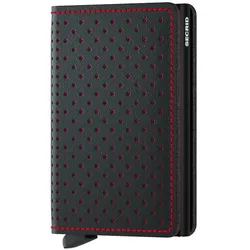 Secrid Wallets Slimwallet Perforated - Black-Red