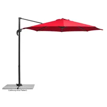 Schneider Schirme Rhodos Junior Ø 300 cm rot inkl. Ständer und Schutzhülle