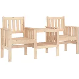 vidaXL Gartenbank 55 x 33 x 89 cm Natur