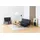Actona Seaford TV-Lowboard 120x46x33 cm Schwarz Holzwerkstoff