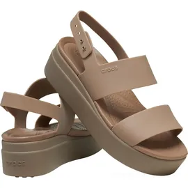Crocs Brooklyn Low Wedge Herren Latte/Mushroom 36