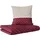 Bugatti Bettwäsche 155 x 220 cm - 100% Baumwolle, Reißverschluss, anschmiegsam, weich & waschbar, Mako Satinbettwäsche bugatti", rot (bordeaux, beige),