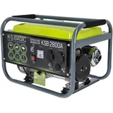 Könner & Söhnen KSB 2800A Stromerzeuger Aluminium Benzin Generator 6,5 PS - 4-Takt Benzinmotor mit automatischer Spannungsregler 230v(AVR), 2800 Watt, 16A, für den Heim und Freizeitbedarf