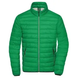 Herren Daunenjacke JN1140, farn-grün/silber, Größe M - grün - M