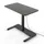 Yaasa höhenverstellbarer Schreibtisch elektrisch schmal, 91x51 cm, Schwarz - Kleiner höhenverstellbarer Stehpult,