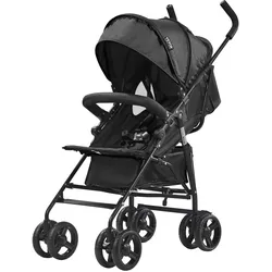 VEVOR Kinderwagen Kinderbuggy Buggy Reisebuggy verstellbare Rückenlehne Schwarz