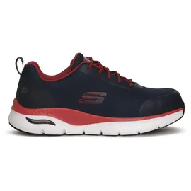 SKECHERS Herren ARCH FIT Sr Ringstap Sneaker, Marine/Rot, 44 - 44
