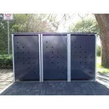 SRM Design Mülltonnenbox Modell No.3 120 cm grau