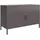 dorel home furnishings Bradford, | Schrank mit 2 Türen in Metall, Graphitgrau