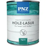 PNZ Holzlasur für Innen und Außen | lösemitttelfreie Farblasur | Nachhaltig hergestellt mit regionalen Rohstoffen | für alle Hölzer, auch Bienenhäuser, Gebinde:0.75L, Farbe:lagune