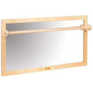 Holzspiegel mit Lauflernstange
