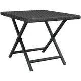 vidaXL Klapptisch 49,2 x 37,7 x 32 cm Schwarz