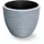 CASARIA Rillentopf 40 x 32 cm Grau