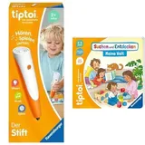 Ravensburger tiptoi® Stift 00110 - Das spielerische Lernsystem, Lernspielzeug für Kinder ab 2 Jahren - Der Stift & tiptoi® Suchen und Entdecken - Meine Welt