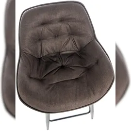 CLP 2er Set Barhocker Gibson Tresenstuhl Mit Fußstütze - 2 x Tresenhocker Gepolstert