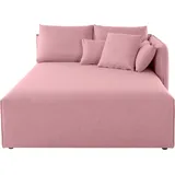 andas Ottomane »Nöre«, Lounge-Modul - zum eigenen Zusammenstellen, Breite 138cm, Tiefe 168cm, rosa