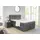 Jockenhöfer Boxspringbett Amy, mit Bettkasten und Kaltschaum-Topper, grau - 61274520-0 Samtoptik,